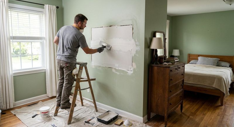 Bedroom Wall Repair in Conroe, TX