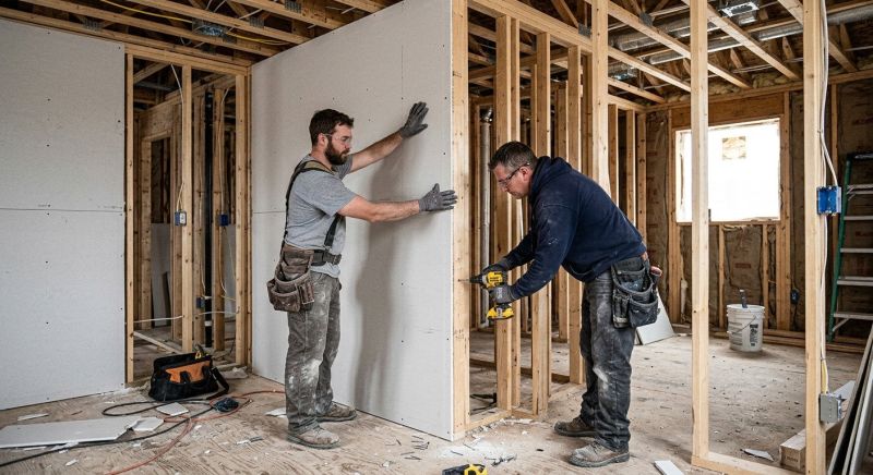 Garage Wallboard Installation in Conroe, TX